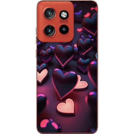 Kompatibelt Mobildeksel til Motorola Motorola Edge 50 Neo Midnattshjerter