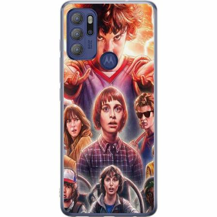 Motorola Moto G60s Mjukt Skal - Stranger Things