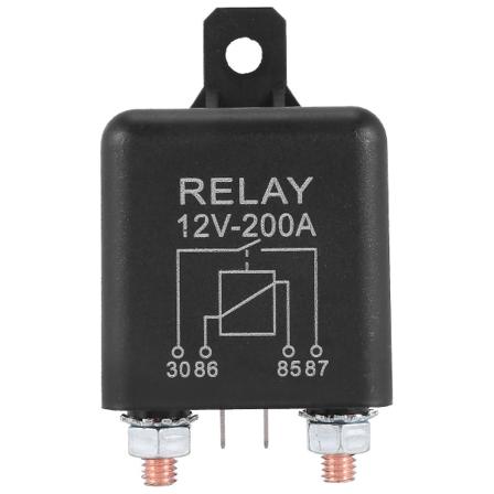 12v 200a Normalt åpen 4-pinners relé - Heavy Duty Automotive Marine Split Charge (FMY)