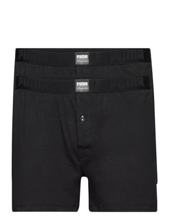 Puma Men Loose Jersey Boxer 2P Black PUMA