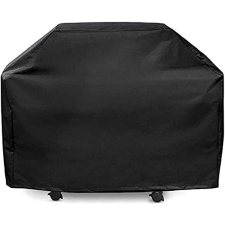 Gasgrillovertræk, Vandtæt 210D Beskyttelsesovertræk, Beskyttelsesovertræk til XL Grill Justerbar Rem, Velegnet til de fleste grill (145 * 61 * 117cm)