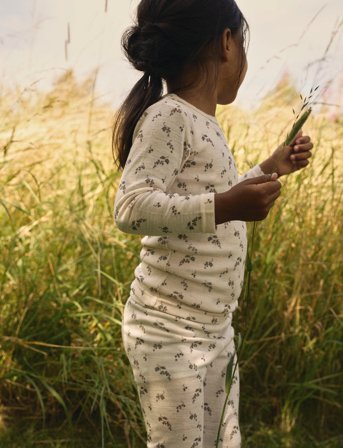 Lil'Atelier Nmfnoel Nia Wool Ls Slim Top Lil - Pink - 110