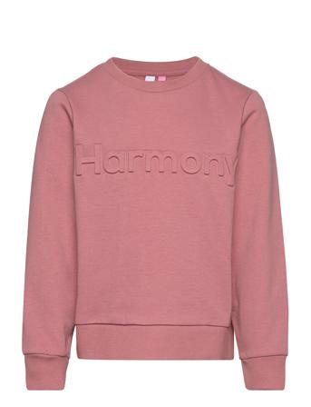 Vmharmonyoctavia Ls Sweat Jrs Girl Sweat-shirt Genser Rosa Vero Moda Girl*Betinget Tilbud
