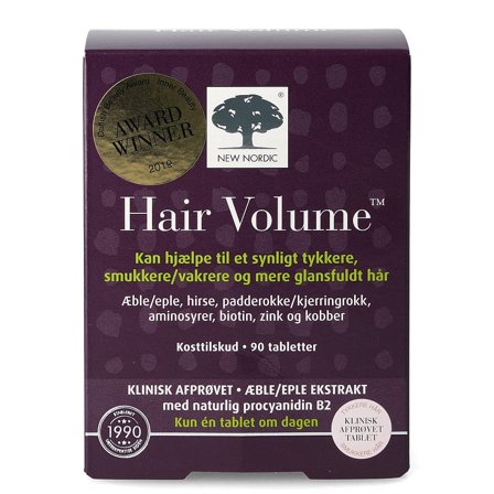 New Nordic Hair Volume 90 tabl., Helse & Madvarer, Hud, Hår & Negle, Kosttilskud Til Håret