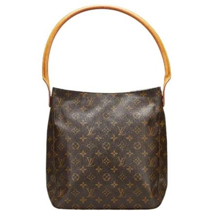 Louis Vuitton Vintage Pre-owned Canvas louis-vuitton-Tass , Bruin , Dames , Maat: ONE Size Vintage Tassen