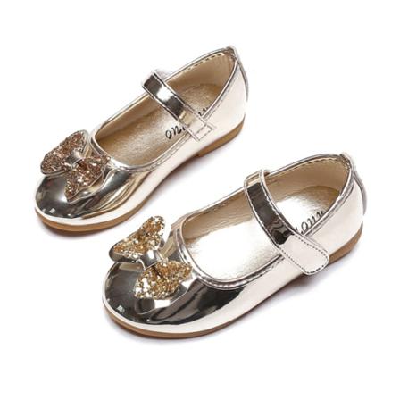 Flickor Ankelband Platta Sandaler Magic Tape Klänning Sandal