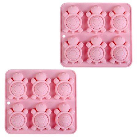 Mini Skildpadde Silikoneform 36-Huls Isterningbakke, Non-Stick Silikoneform til Gelé, Slik, Chokolade, Kage & Dessertfremstilling