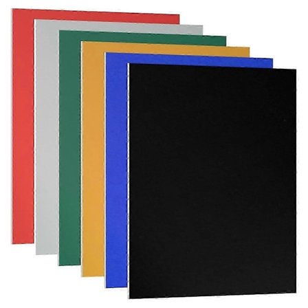 7x5x1/32 tommer Anodisert Aluminium Plate Sett, 0,8 mm Tykke Graveringsblanketter for Lasergravering DIY Dekorativt Håndverk Hjem