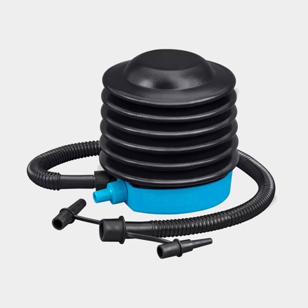Bomba de pie Bestway Air Step 300 Azul + manguera flexible + adaptadores de válvula