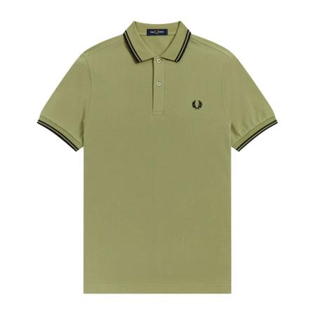 Fred Perry, Polo Shirts Zielony, Mężczyzna, Rozmiar: M