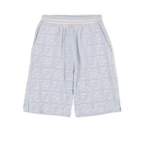 Kids - Fendi Blue Branded Shorts 10 Years - Shorts - 10 years - Blue - Junge