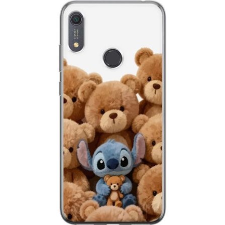 Kompatibel Mobilcover til Huawei Huawei Y6s (2019) Sød og sikker illustration med Stitch omgivet af bamser, der skaber en varm og legende følelse fo