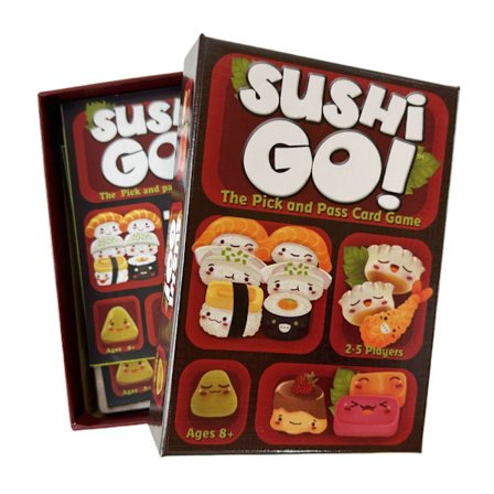 Gamewright Sushi Roll Brætspil Sushi Go Party 1 2 3 Edition - Kast terningerne, byg din tallerken, bliv en Sushi Master!