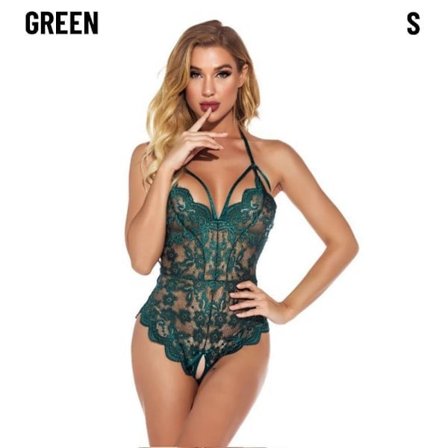 Spets Bodysuits Underkläder Nattkläder - Underkläder GRÖN S grön S grön S green_qcx