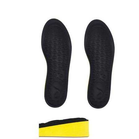 Svarta Höjdökande Inläggssulor - 2,5 cm