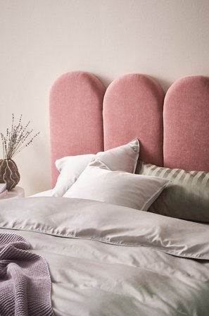 Jotex - Sengegavl 160 Cm Rosa - MIAMI - Kjøp Sengegavler hos Jotex