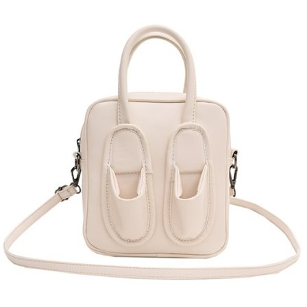 Dam PU Axelväska Söt Slippers Crossbody Bag Liten handväska Messenger Bag