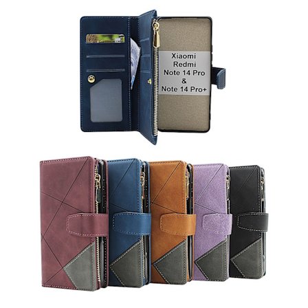 XL Xiaomi Redmi Note 14 Pro / 14 Pro+ Lyx Plånboksfodral