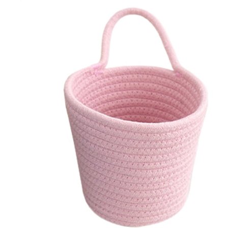 Seinään Asennettava Järjestelykori, Puuvillaköysi Säilytyskori | Suuri Tilavuus Seinäsäilytys - Seinäsäilytyskori