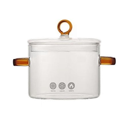 Glas Direktnudelgryta Ugnsformar Kastrull Rostfri Kastrull med Lock Soppgryta