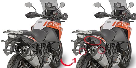 Givi PLR Monokey Rapid Release Side Bag Rack - KTM 1190 Adventure 2013-2016