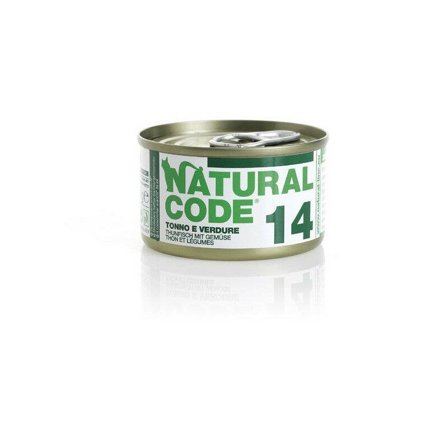 Natural Code 14 Tonno e Verdure Gatti Adulti Lattina 85g