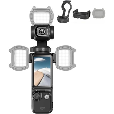 Bärbar Magnetisk Fyllnadslampa för DJI Osmo Pocket 3 Fotografitillbehör Sportkameratillbehör