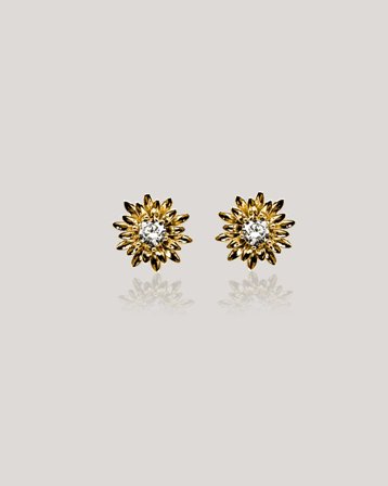 IOAKU WATERLILY STUD Guldfärg Smykker Jente - Kids Brand Store