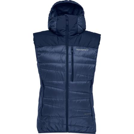 Norrøna Women's Falketind Down750 Vest Women lined vests Blue S