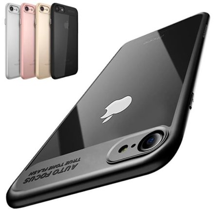 Coque för iPhone 6 Plus/6s Plus - Stöttålig - Svart - Mjuk - Ny Design - Hög Kvalitet