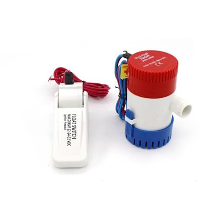 DC lensepumpe cruiseskip yacht husholdning halvautomatisk bryter flyte utendørs booster DC nedsenkbar pumpe