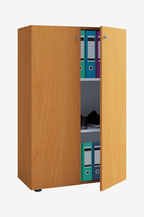 VCM - Kontorskap Lona Xl med hengslede dører - Beige - Hyller & oppbevaring - Fra Homeroom