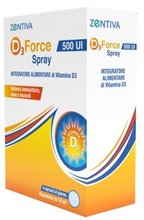 Zentiva D3 Force 500UI Spray 10ml