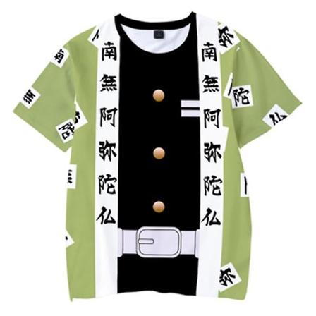 Anime Demon Slayer Kimetsu No Yaiba T-shirt Cosplay Sommar Kortärmad Barnkläder Tecknad Ghost Blade Grafisk T-shirt 7 100 3-4T