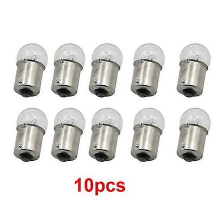 10/5 stk. 6V 8W Motorcykel Bag Blinklys Stop LED Pærer til Kawasaki Suzuki Yamaha Honda ST70 CB125 S90 CS CL90 [DB]