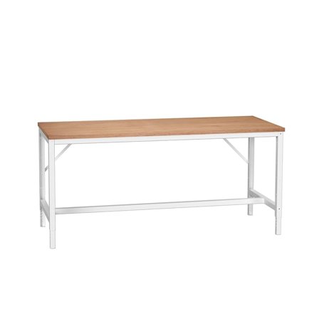 Basic adjustable workbench BOTT , 800x2000 mm, multiplex