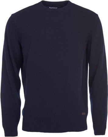 Barbour M's Patch Crew Neck Navy