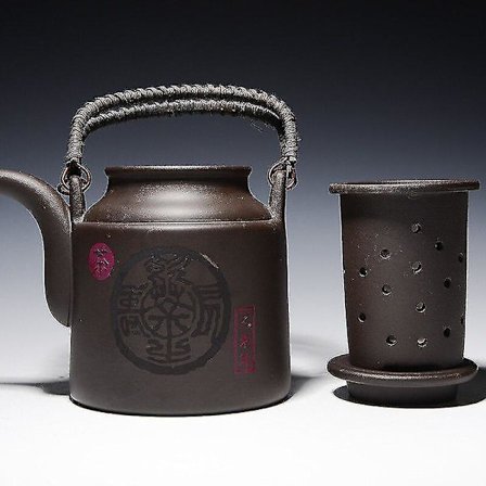 Yixing Suurikapasiteettinen Teekannu Purppura Savesta Kung Fu