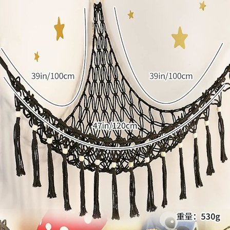 Boho Förvaringsnät för Gosedjur (Extra Stort) och Gosedjursnät eller Hängmatta för Små Gosedjur eller Plyschleksaker