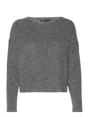 Onlbessy L/S Loose Top Jrs T-shirts & Tops Long-sleeved Harmaa ONLY