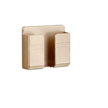 Seinäteline Säilytyslaatikko Asennettu Kaukosäädin Matkapuhelin Pistorasia Lataus Seinäteline Monitoimiteline Kulta Teline