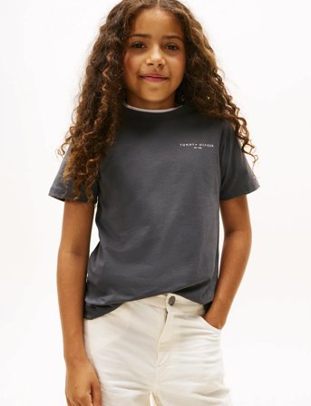 Tommy Hilfiger Mini Corp T-Shirt - Grey - 164