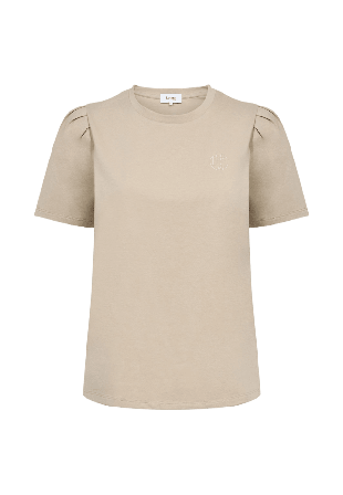 Leveté Room Isol 1 T-Shirt T-shirts & toppar Dam Beige M