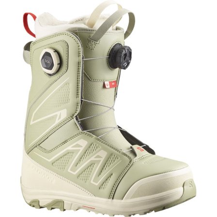 Salomon - Snowboard-Schuhe Damen Ivy Boa Sj Boa - Tea / Almond Milk / Fiery Red - 23