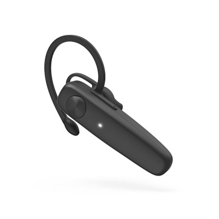 Mono Bluetooth-headset, stemmestyring, letvægts, sort