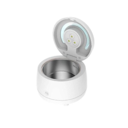 Kraftig bærbar rengjører for tannproteser for husholdningsbruk, UVC profesjonell rengjøringsmaskin for falske tenner og smykker, for reise