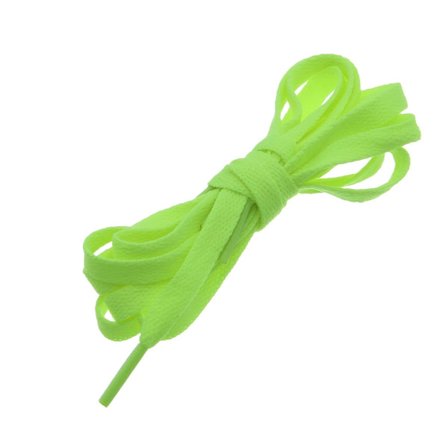 Skosnören - Platta [100 cm] - Neongrön