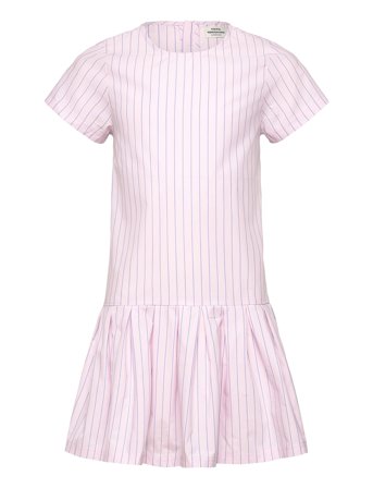 Crisp Poplin Drastina Dress Pink Mads Nørgaard