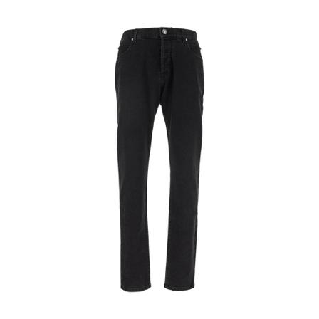Balmain, Straight Jeans Zwart, Heren, Maat:W33