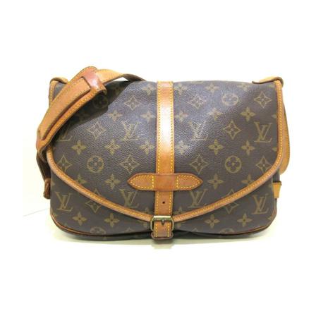 Louis Vuitton Vintage, Pre-owned Saumur 30 Monogram Messenger Bag Bruin, unisex, Maat:ONE Size